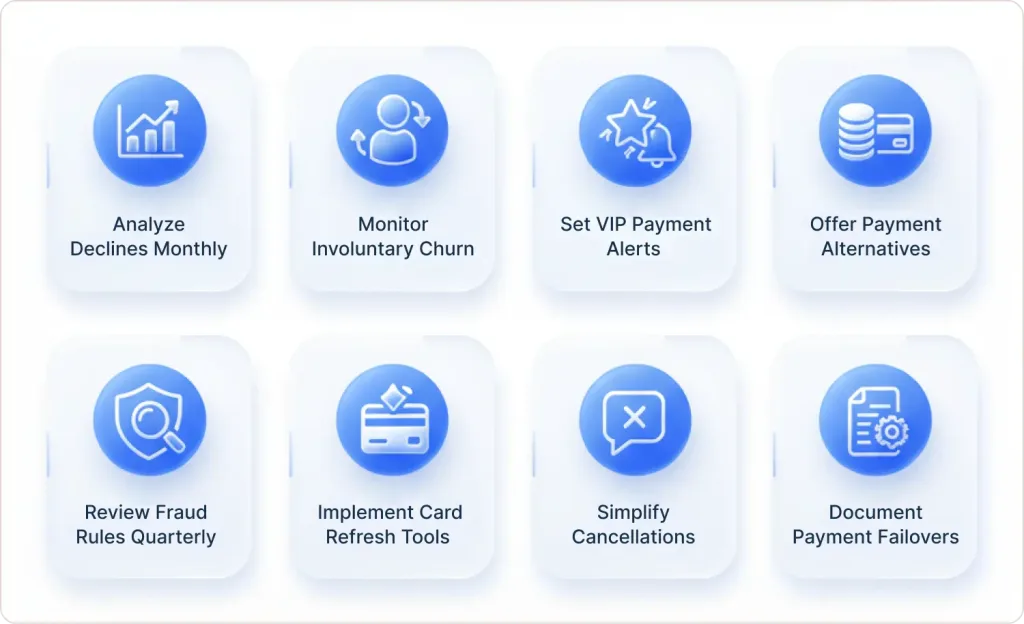 Actionable Payment Optimization Checklist.